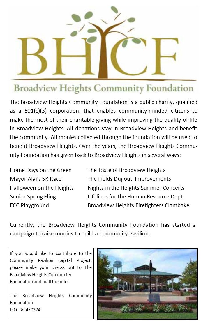 Our Supporters Broadview Heights Spotlights